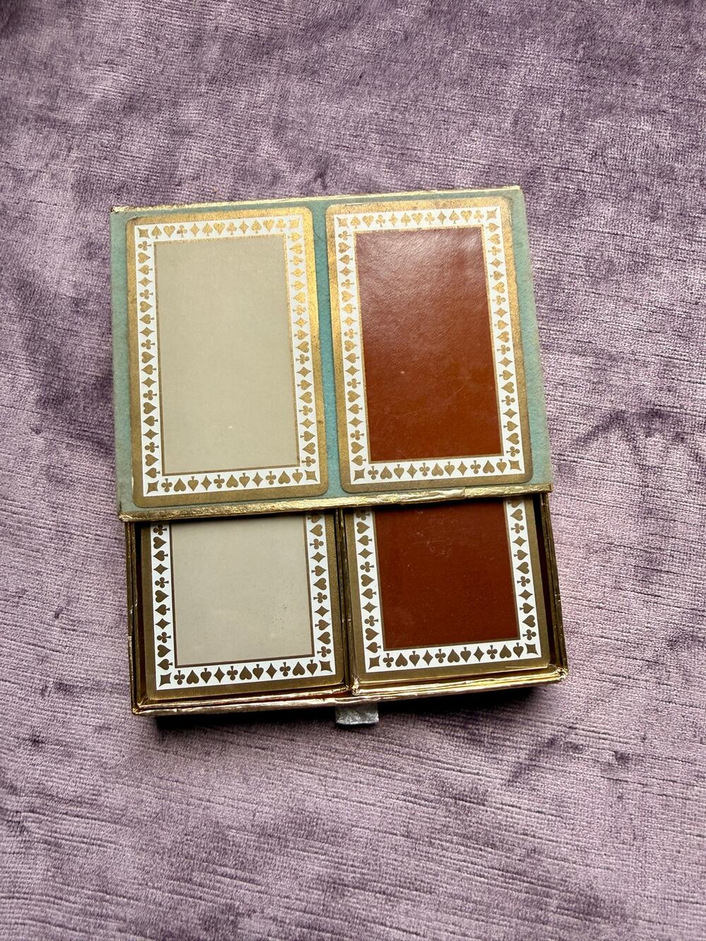 Tiffany & Co Vintage Mid Century Sealed Double Playing Card Set